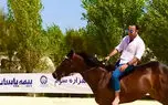 سوارکاری هنرمند کشورمان سروش عمومی را ببینید + فیلم